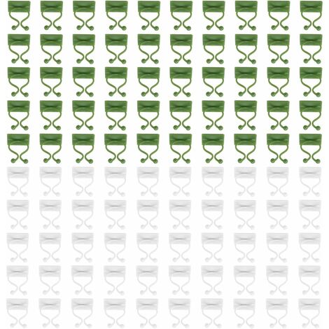 CSPARKV 33x40x13mm 50 Pièces Clip De Fixation Mur Plante Grimpante