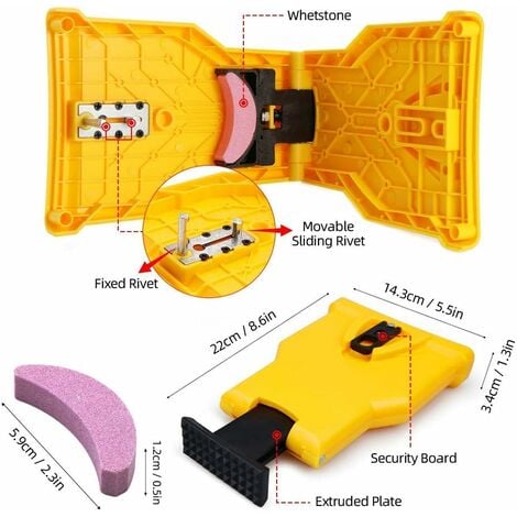 Affûteur De Tronçonneuse 2 En 1 Chaîne De Tronçonneuse Manuelle 3/8 P 4
