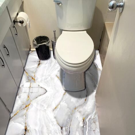 Credence Adhesive pour Cuisine 30X30 Marbre Doré Stickers Cuisine Stickers Muraux Cuisine Carrelage Adhesif Mural Stickers Salle de Bain Dalle Pvc Adhesive Murale （10 Pièces）