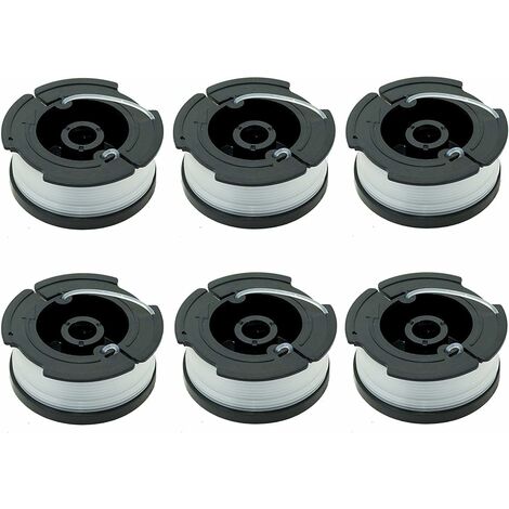 Lot de 6 bobines A6481 A6485 pour tondeuses Black Decker (1/5)