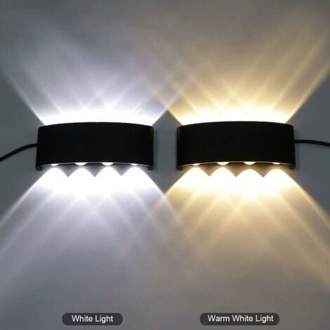 Moderne LED Plafonnier Étanche En Aluminium Applique Murale Rondelle Lumière Intérieur Extérieur Couloir Couloir Couloir 8w Noir