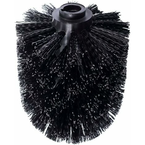 3-Pack WC Remplacement tête de Brosse Brosse Noire Remplacement Brosse Noire Remplacement tête de Brosse Noire Remplacement Individuel Brosse Noire Brosse WC Remplacement Brosse WC
