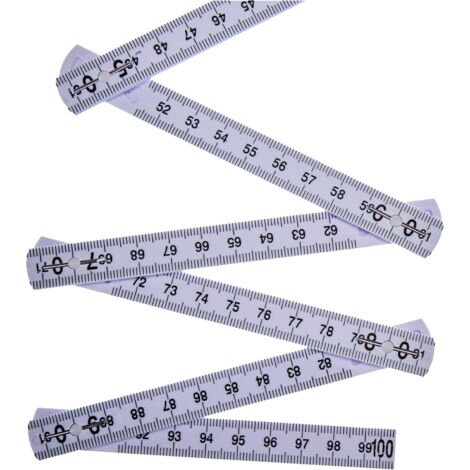Mètre pliant 10 sections 1 m