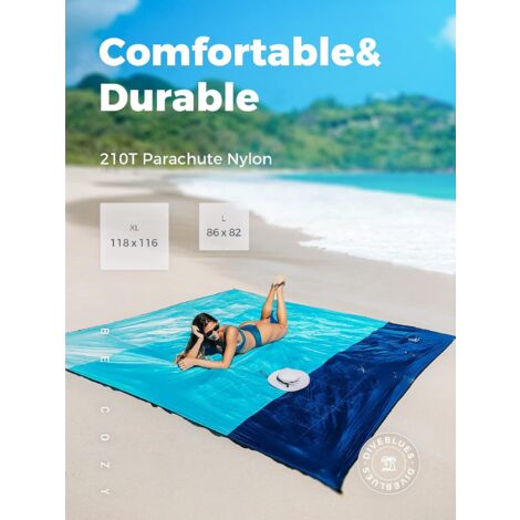 Plage Tapis Anti-sable,Tapis De Plage Anti Sable Pour La Plage Pique