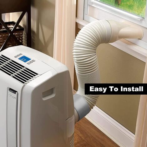 Raccord Tuyau D'Évacuation Climatiseur Mobile - Adaptateur 13 Cm / 15 Cm - ABS - Pour Maison, Bureau, Voiture