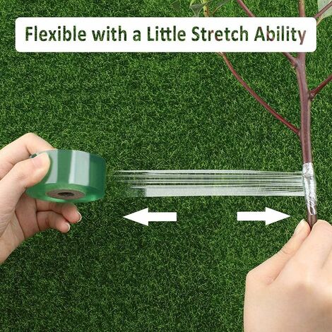 Ruban De Greffage Biodégradable - 2 Rouleaux De 100 M, Auto-Adhésif, Transparent, Largeur 2 Cm, Pour Jardiniers