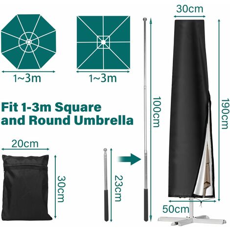 Housse De Protection Pour Climatiseur Extérieur - Tissu Oxford 210D, 34x34x38 Pouces, Imperméable