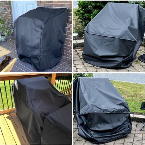 Housse Chaise De Jardin Empilable 72x92x120cm, 210D Oxford Imperméable