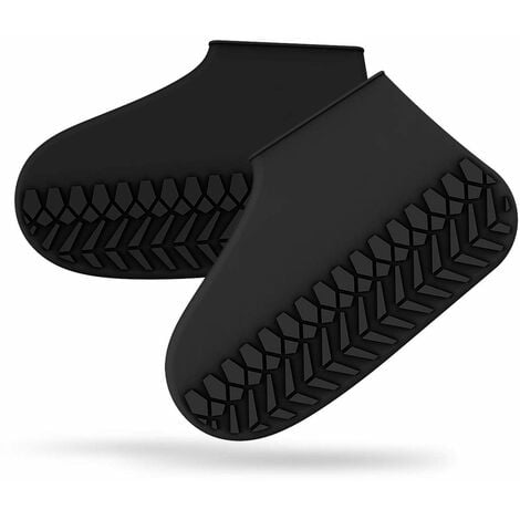 Couvre-chaussures unisexe en Silicone, 1 paire, imperméable,  Anti-poussière, protection pour bottes de cyclisme, pour l'extérieur, jours  de pluie, accessoires - AliExpress