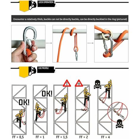 Antichute A Rappel Automatique, Harnais De Securite Anti-Chute Pour