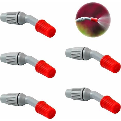 Lot de 5 buses de pulvérisation, accessoires de pulvérisation d'irrigation de jardin, pièces de rechange pulvérisateur, pour l'arrosage et le nettoyage