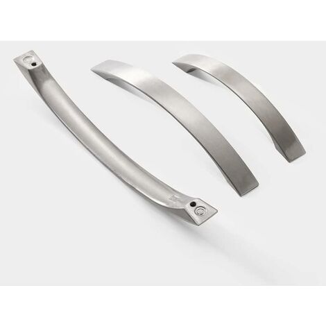 Lot de 10 poignee de meuble cuisine - chromées- Poignées de porte Nickel Brossé poignee de cuisine poignée cuisine inox entraxe 96mm