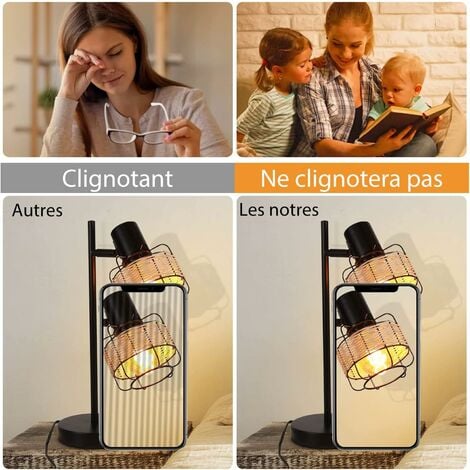 Ampoule LED E27, Ampoule E27 Vintage Dimmable 4W G80 Ampoule LED E27 Blanc Chaud 2200K 260LM Edison Décorative Rétro Ampoule Vintage Antique Lampe Equivalent à Incandescente 40W, Lot de 4