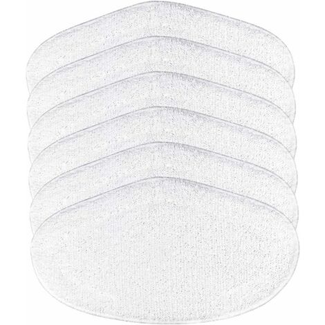 6PCS Serpillères Reutilisable pour Vaporetto Brosse Vaporforce Remplacement pour PAEU0332 Vadrouilles de Rechange Lavables pour Polti Vaporetto Brosse Vaporforce (6pcs pour Polti)