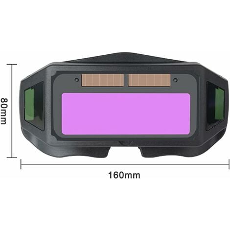 Lunettes de soudage Professionnelles, Lunettes de soudage automatiques, Lunettes de Protection Contre l'éblouissement pour Les travaux de soudage