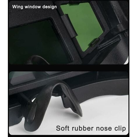 Lunettes de soudage Professionnelles, Lunettes de soudage automatiques, Lunettes de Protection Contre l'éblouissement pour Les travaux de soudage