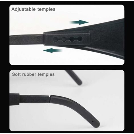 Lunettes de soudage Professionnelles, Lunettes de soudage automatiques, Lunettes de Protection Contre l'éblouissement pour Les travaux de soudage
