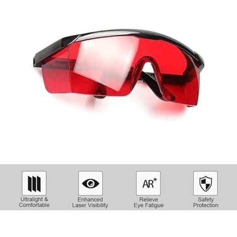 Lunette pour laser online rouge