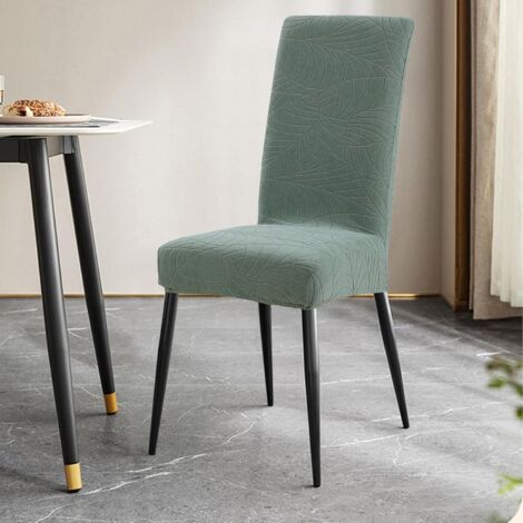 Housse De Tabouret Carré Extensible - Protection Anti-Tache Pour Salle à Manger/Bureau