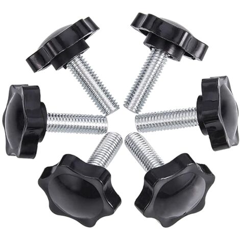 6 Pcs M12 Fileté 40 Mm De Diamètre Rond Poignée Boule Bouton Pour - Bricolage