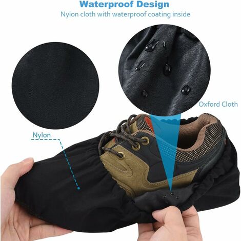 Lot De 4 Paires De Surchaussures Lavables - Taille Unique 37-45 - Imperméables Et Antidérapantes - Pour Maison, Visites, Professionnels