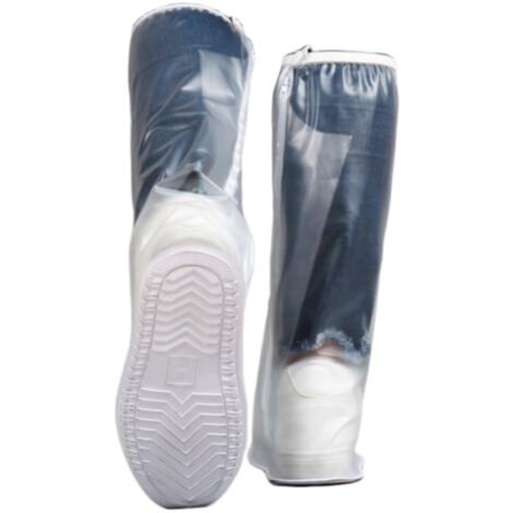 Couvre-Chaussures Imperméables Réutilisables - Antidérapants - Pour Randonnée, Cyclisme, Camping