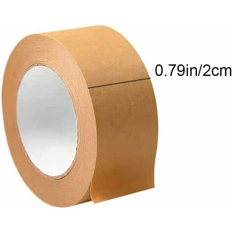 Ruban adhésif d'emballage papier 3M 5 cm x 50 m, brun