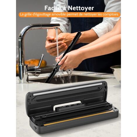 Machine Sous Vide Alimentaire 5 en 1, Appareil Sous Vide Alimentaire avec Mode Sec et Humide
