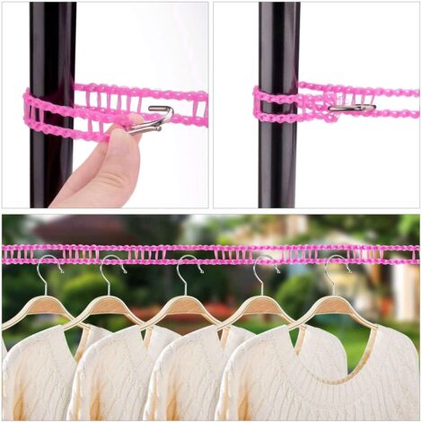 3Pcs Corde a Linge Exterieur Renforcée Corde à Linge Antidérapante