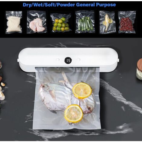 Machine Sous Vide Alimentaire, avec 10 sacs sous vide,Appareil de Mise sous Vide