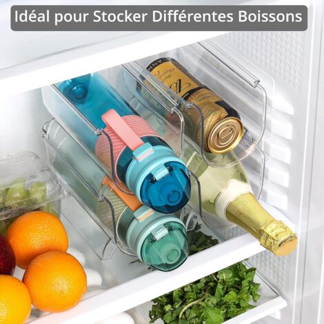 Porte-bouteilles Novaliv Lot De 2 - Empilable 32x23x28cm - Plastique Anthracite - Cave/cuisine