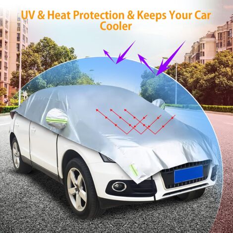 Housse Voiture Extérieur Imperméable Hiver – Bâche Anti-Neige, Anti-Givre, UV Et Poussière 300x230 Cm – Protection Tout-Saisons SUV & Berline
