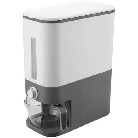 Distributeur De Riz, Boite Rangement Seau Alimentaire Organisateur Cuisine Avec Cylindre De Mesure De Couvercle Seau De Cereales 82611733