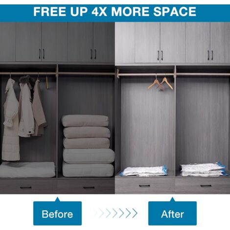 Sacs De Rangement Sous Vide,Sac Compression Voyage, Housse De Rangement