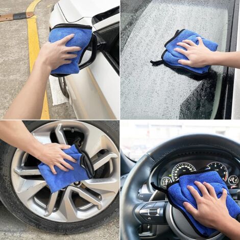 Kemes Lot De 3 Chiffons En Microfibre Pour Voiture - 600 G/m²