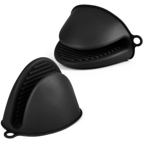 Gant Four Gant De Cuisine U00e9pais En Silicone, 1 Paie Gants De Fou Resistant A Chaleur