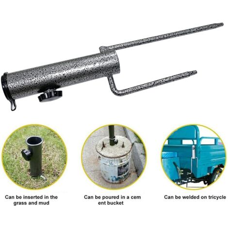 Yaheetech Pieds De Parasols 22 Kg Support De Parasol Lourd 38/48 Mm