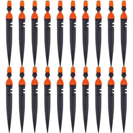 Réglable d'irrigation Goutte à Goutte buse d'irrigation des Plantes de Jardin 360 degrés goutteur atomiseur équipement de Refroidissement/d'irrigation(20 Pack) (1/5)