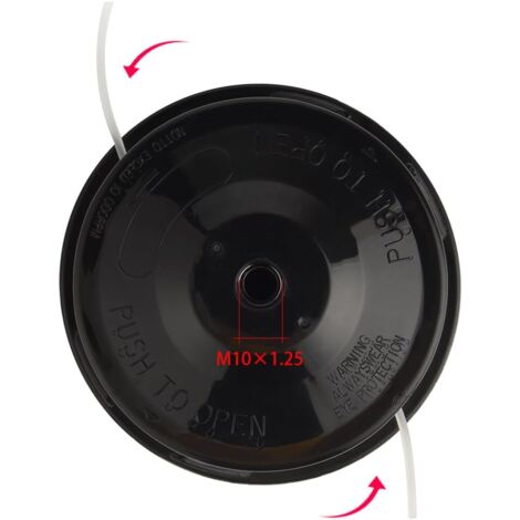 Tête de débroussailleuse universelle Tap & Go - M10 X 1,25 à gauche