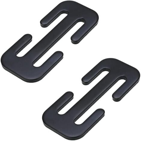 Clip Ceinture de Securite Voiture 2 PCS Boucle de Ceinture de Securite en Metal 7CM Clip