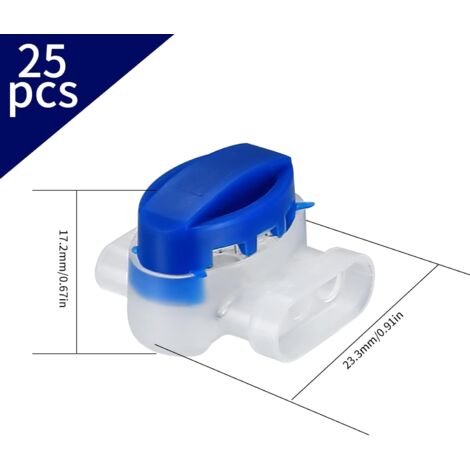 Lot De 10 Connecteurs Robot Tondeuse Remplis Gel - Imperméables, Pour Câbles 0.5-1.5mm² (Modèles Automower)