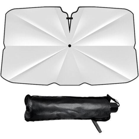 Pare-soleil Pour Pare-brise De Voiture – Universel Pliable 150 X 70 Cm | Réfléchissant, Protège L’intérieur De La Chaleur Et Du Soleil