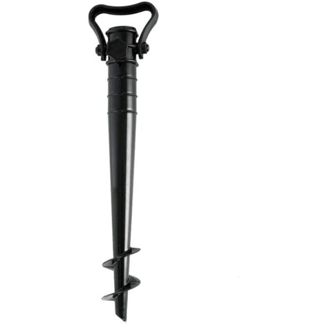 Piquet de parasol, Piquet de sol portable pour parasol, ancrage au sol pour plage, pêche, jardin, patio-JUSCH