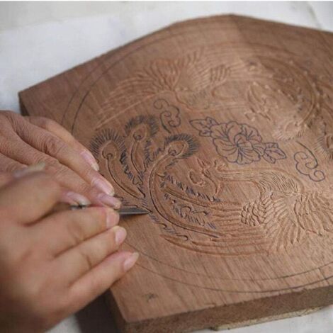 10pcs Outil de Sculpture sur Bois Artisanat DIY pour Gravure Bricolage
