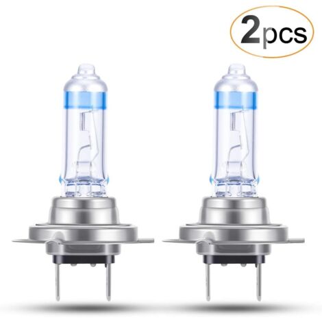 Beijiyi – Ampoules H7 xénon 12V 70W – Lumière blanche 3000 lumens – Feux de croisement pour sécurité – Verre quartz UV, base acier inoxydable (1/5)