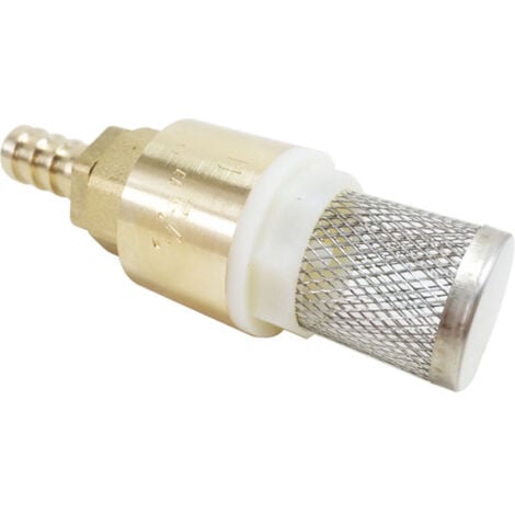 Clapet anti retour avec crepine 1/2 3/4 1 pouce avec douille 12 16 19mm - clapet de pied clapet crepine anti retour (Filetage 3/4 pollice + Raccords de tube 16mm)