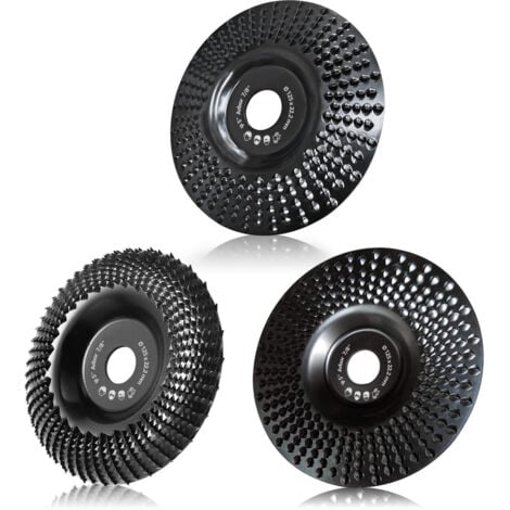 Disque Bois Meuleuse 125mm, 3 Pièces Disques de Meulage pour Façonner, Meuler et couper. Roues pour Meuleuse d'angle