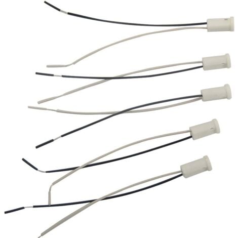 20 Pièces G4 Ampoule Titulaire 10cm,G4 Lampe Base En Céramique Titulaire 12V G4 Douilles Halogène pour lampes à quartz, lampes halogènes, lampes LED