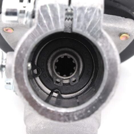 Renvoi d'angle Debroussailleuse 28mm, Tête d'engrenage Debroussailleuse Universelle Boîte de Vitesse de Tondeuse à Gazon pour Coupe Herbe/Tronconneuse (28mm, Rond de 9 Dents)