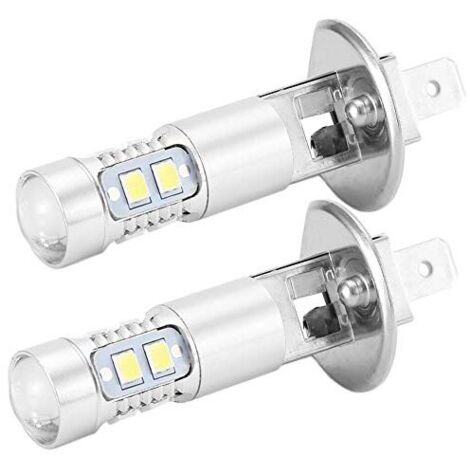 Ampoule Led H1 100w, Ampoules De Phare Feu De Brouillard 360 Degrés Phare Ampoule Led 2pcs H1 6000k Super Blanc 100w Led Kit - Auto